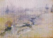 John Henry Twachtman End of Winter oil